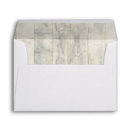 driftwood old nautical beach wedding envelope