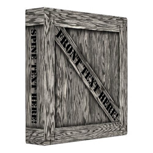 That's just Crate! - Driftwood - 3 Ring Binder