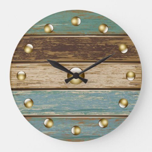 Driftwood 3 Wall Clock