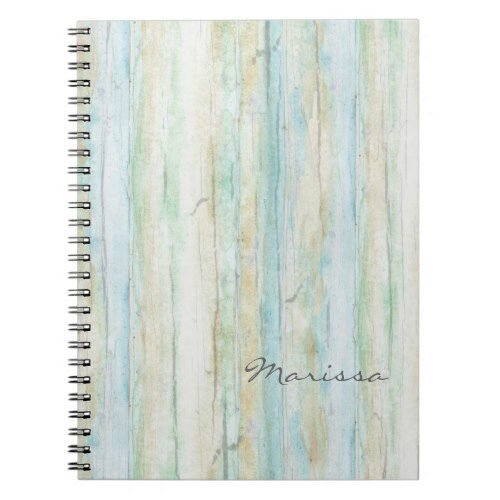 Driftwood Ocean Beach House Coastal Seashoredriftw Notebook