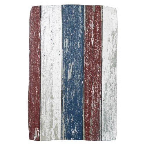 Red White Blue Driftwood Kitchen Towel