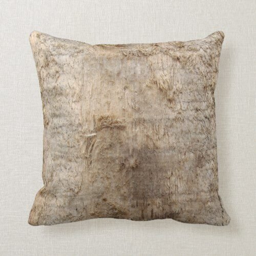 Driftwood Picture. Image of Weathered Wood. Throw Pillow