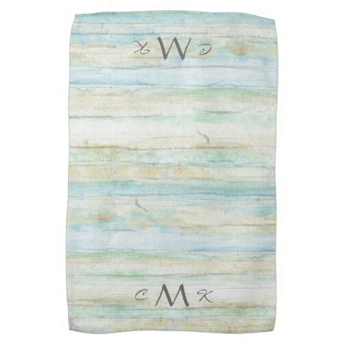 Driftwood Ocean Beach House Coastal Seashore Towel