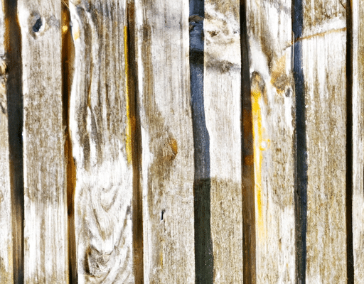 textured driftwood vinyl fence