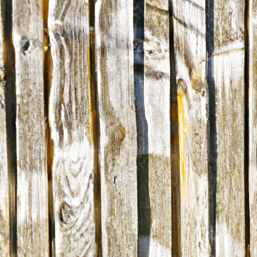 textured driftwood vinyl fence