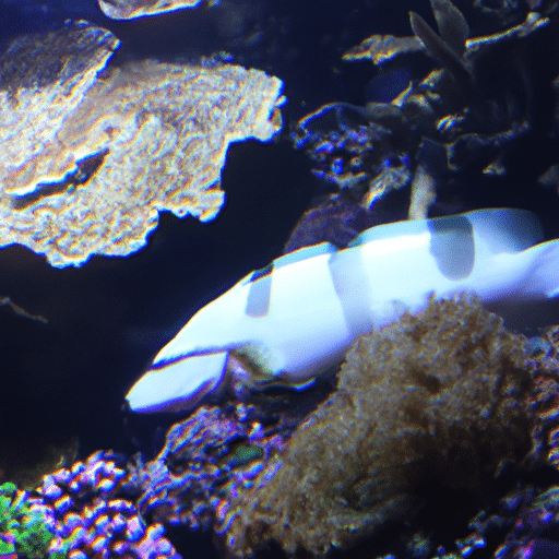 white film on driftwood in aquarium