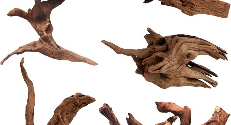 5pcs driftwood branches aquarium wood decoration review