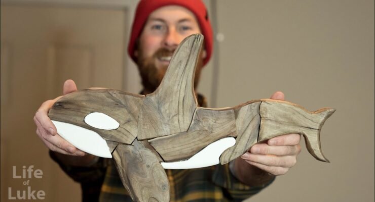 creating unique driftwood art the majestic orca whale 1
