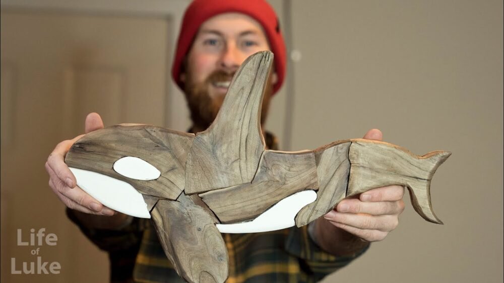 creating unique driftwood art the majestic orca whale 1