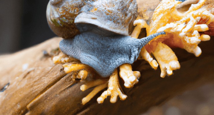 do snails eat driftwood fungus 2