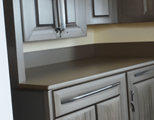 grey driftwood kitchen cabinets
