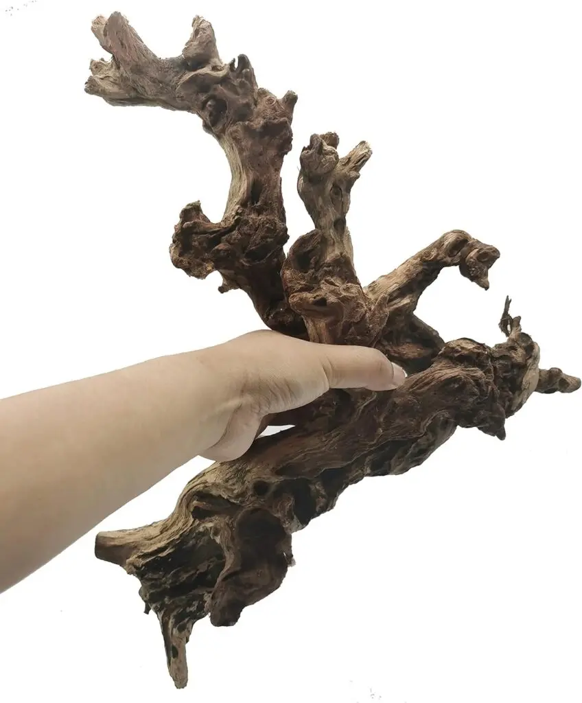 Hamiledyi Aquarium Driftwood,Aquarium Ornament Natural Wood Branch Trunk Stump for Fish Tank Decoration Reptiles(L: 7 to 11)