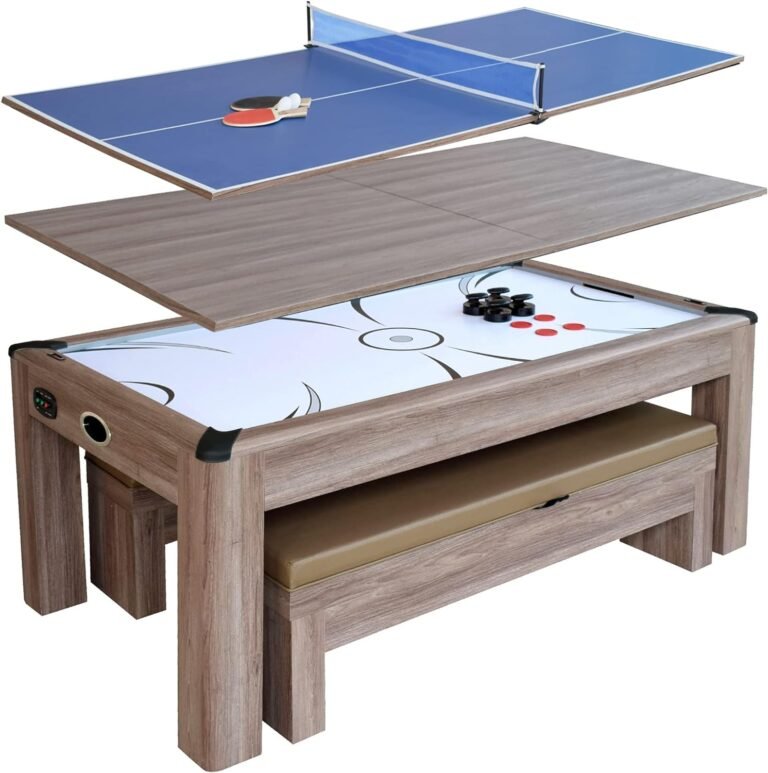 hathaway driftwood air hockey table review