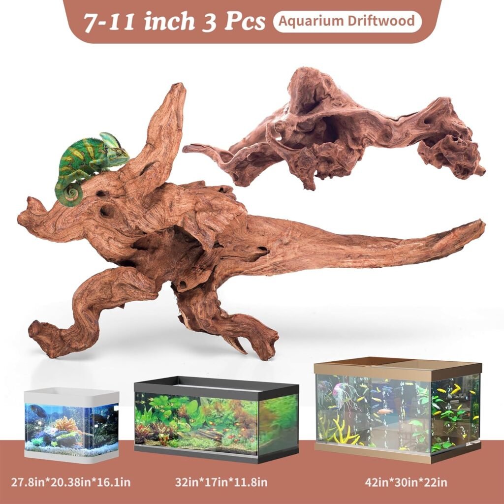Hiwzitar Natural Coral Driftwood for Aquarium Decor,4-8 Inch Assorted Branches Reptiles Fish Tank Decoration 5 Pack Hiwzitar Natural Coral Driftwood for Aquarium Decor,4-8 Inch Assorted Branches Reptiles Fish Tank Decoration 5 Pack