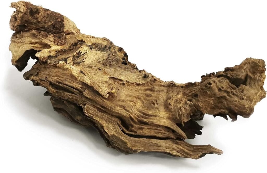 kathson Large Natural Aquarium Driftwood Reptiles Branches Terrarium Ornament Sinkable Wood Decor Trunk Fish Tank Log Habitat Decoration (12-17)