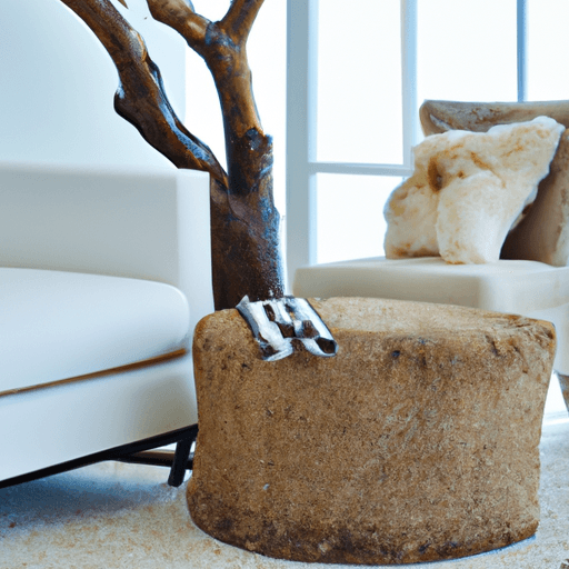 pantomine driftwood ottoman