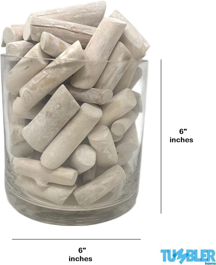 Tumbler Home Driftwood Pieces - 2 LBS of Natural Driftwood for Crafts - Bulk Drift Wood Pieces for Vase Filler Decor - Small Wood Pieces for Crafts - Light Tumbler Home Driftwood Pieces - 2 LBS of Natural Driftwood for Crafts - Bulk Drift Wood Pieces for Vase Filler Decor - Small Wood Pieces for Crafts - Light