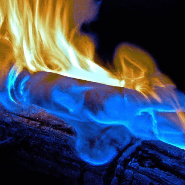 does driftwood burn blue 2
