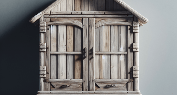 driftwood grey cabinets