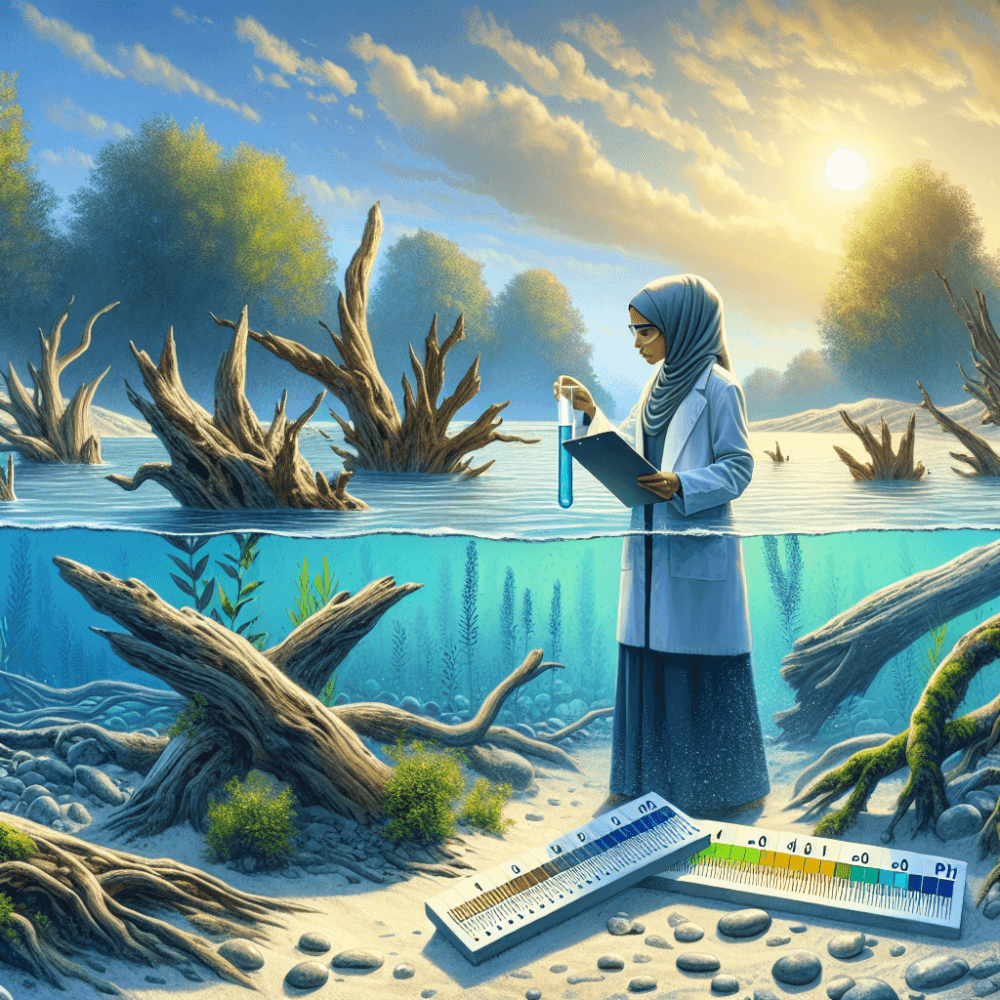 does driftwood lower ph 4