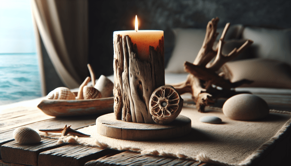 driftwood candles