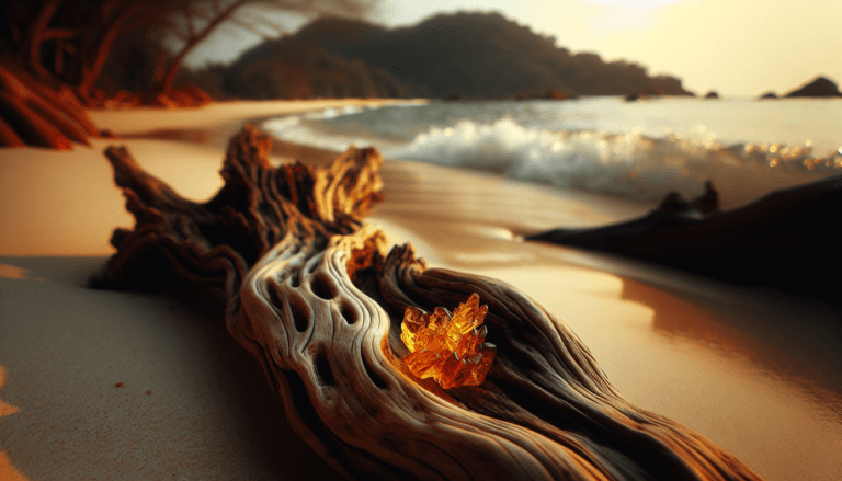 amber and driftwood