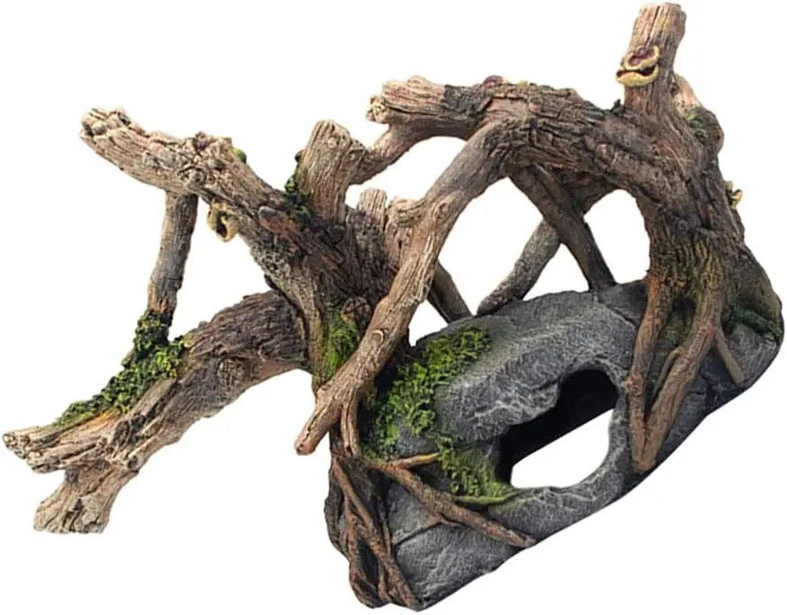 balacoo Aquarium Driftwood Log Decoration Resin Reptile Branches Terrarium Wood Aquarium Trunk Driftwood Tree Fish Tank Log Decoration balacoo Aquarium Driftwood Log Decoration Resin Reptile Branches Terrarium Wood Aquarium Trunk Driftwood Tree Fish Tank Log Decoration