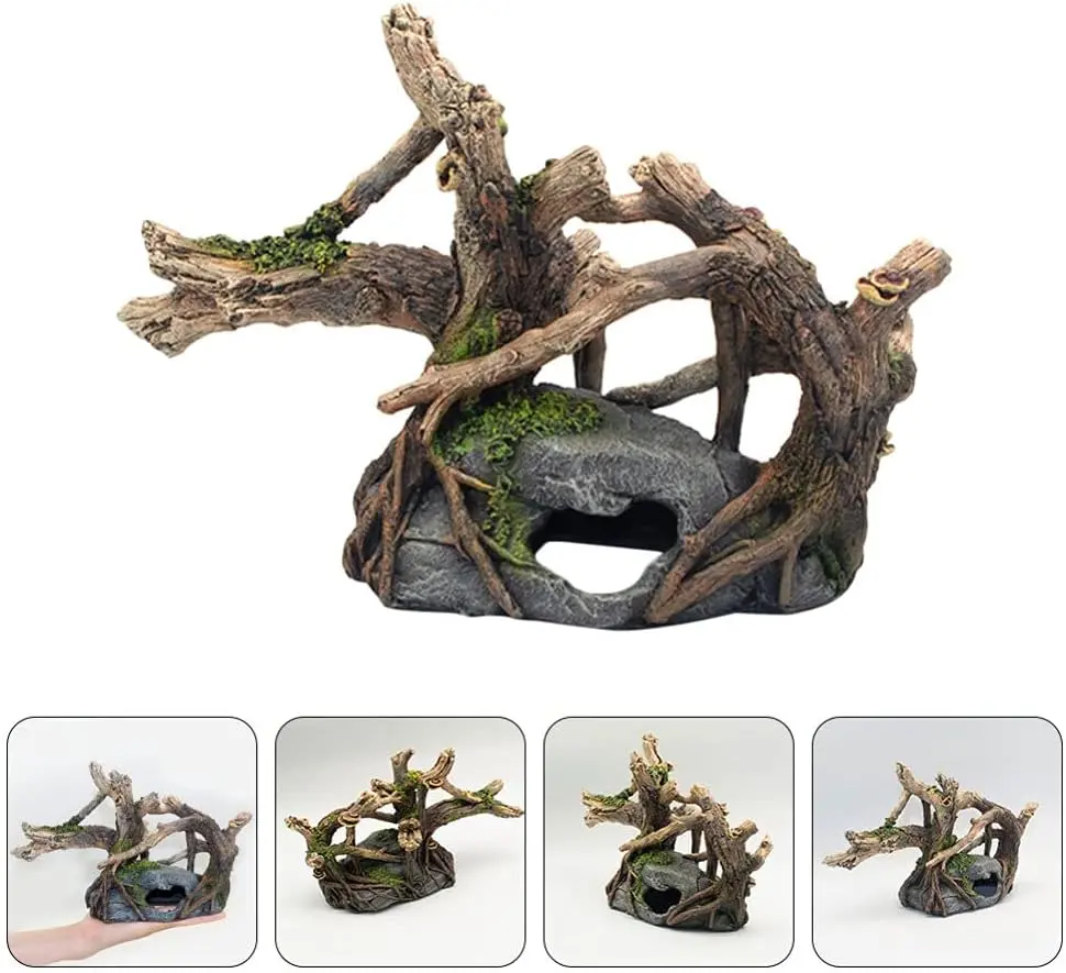 balacoo Aquarium Driftwood Log Decoration Resin Reptile Branches Terrarium Wood Aquarium Trunk Driftwood Tree Fish Tank Log Decoration balacoo Aquarium Driftwood Log Decoration Resin Reptile Branches Terrarium Wood Aquarium Trunk Driftwood Tree Fish Tank Log Decoration