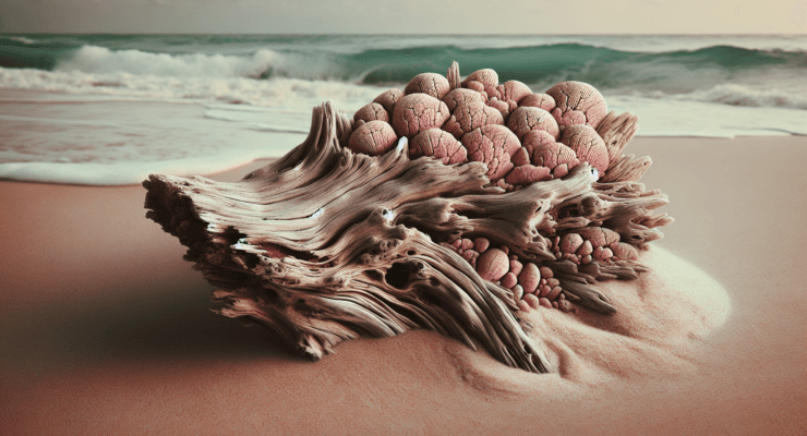 coastal driftwood coquina