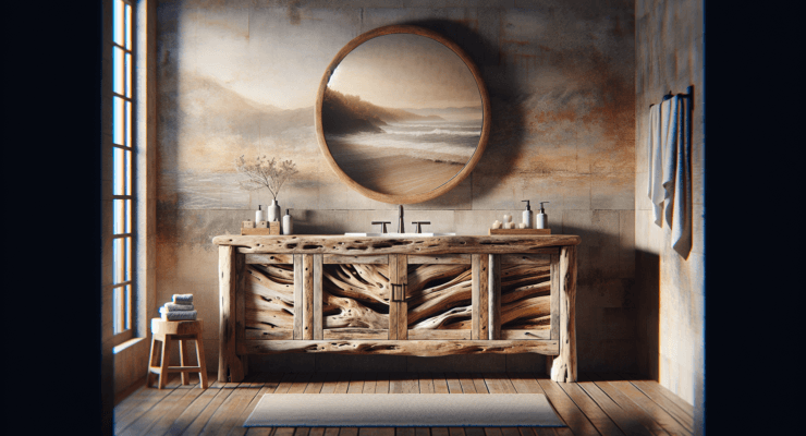 driftwood bathroom vanity 48