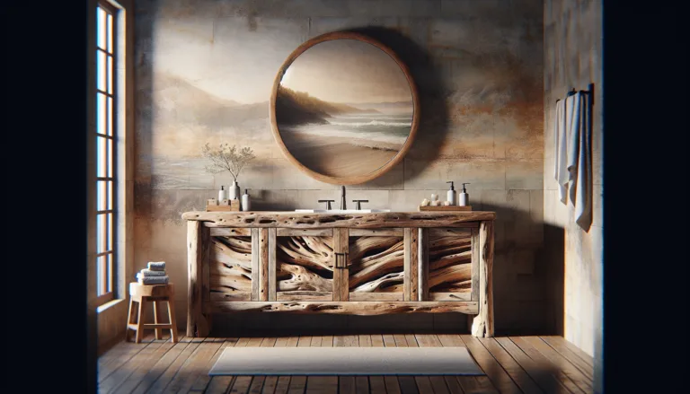 driftwood bathroom vanity 48