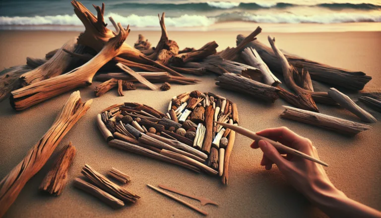 driftwood heart how to make 4