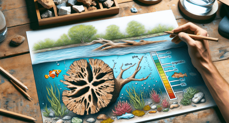 how does driftwood lower ph 4