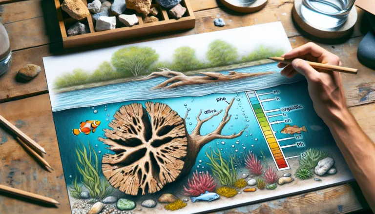 how does driftwood lower ph 4