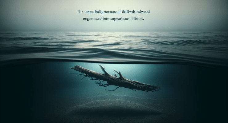 how long does it take for driftwood to sink 4