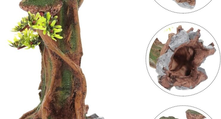 popetpop simulated moss tree aquatic plants review