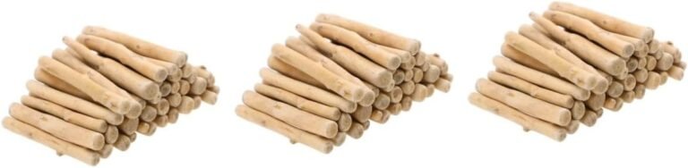 sewacc 3pcs pack wooden crafts wood crafts natural wood decoration review