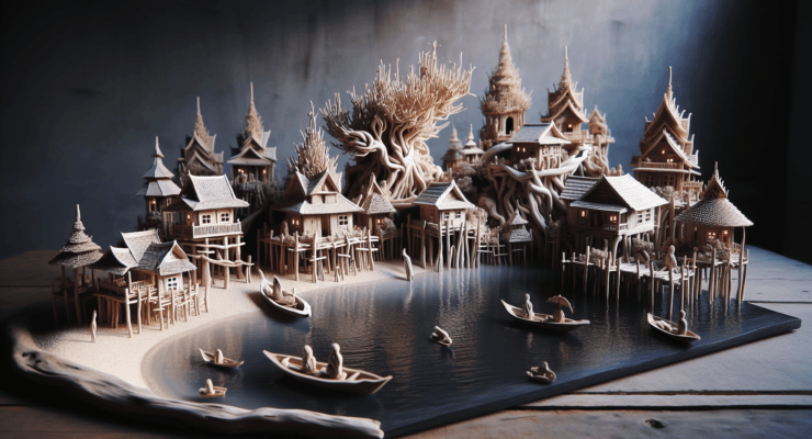 driftwood houses how to make 1