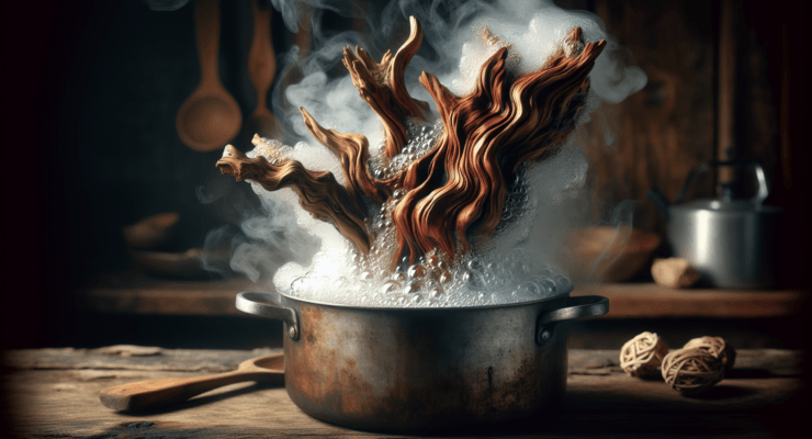 how long to boil driftwood 3