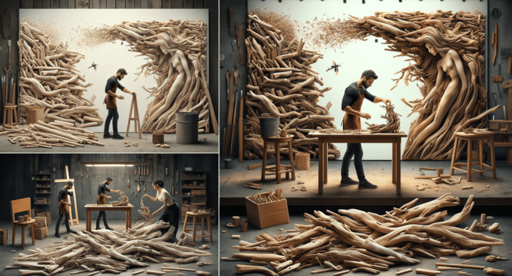 how make driftwood art 1