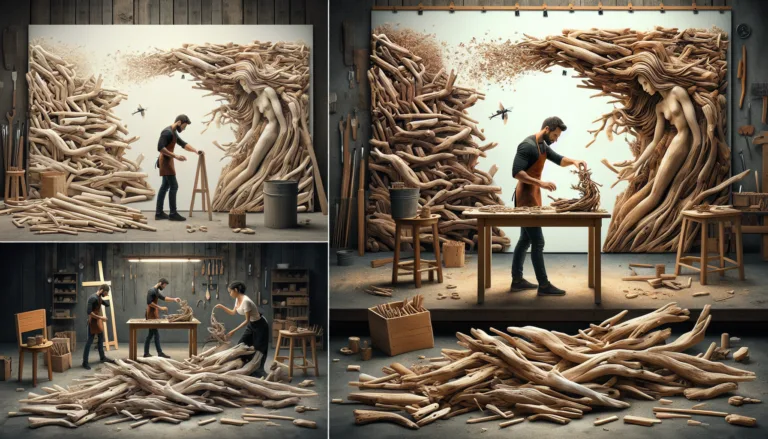 how make driftwood art 1