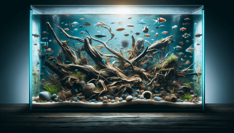 how much driftwood in aquarium