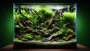 how to aquascape driftwood 1