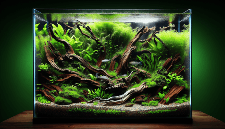 how to aquascape driftwood 1