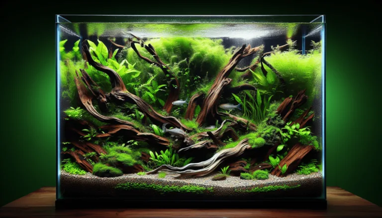 how to aquascape driftwood 1