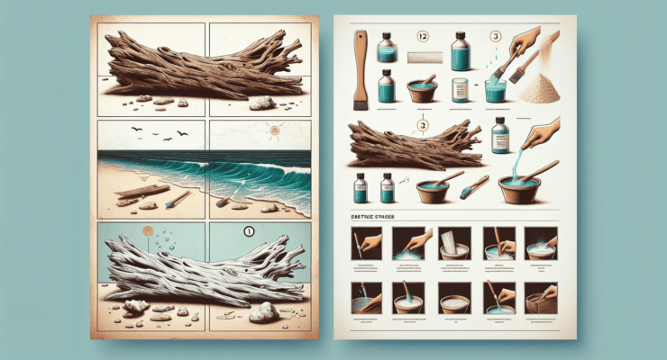 how to bleach driftwood