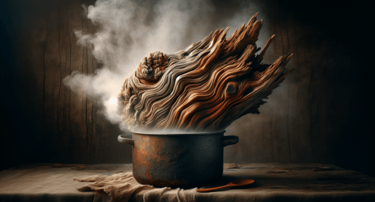 how to boil driftwood 1