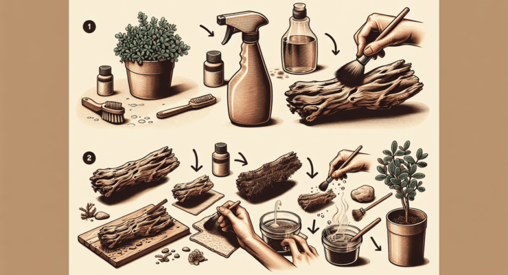 how to clean driftwood 1