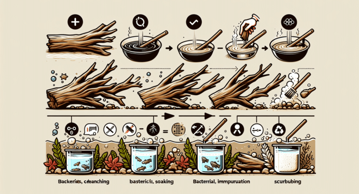 how to clean driftwood for aquarium