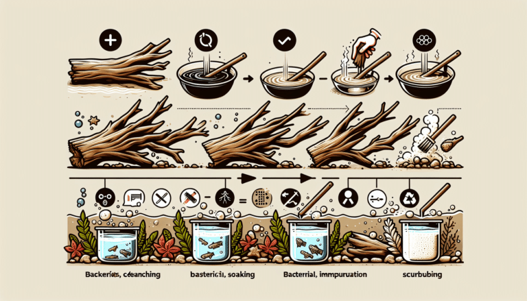 how to clean driftwood for aquarium